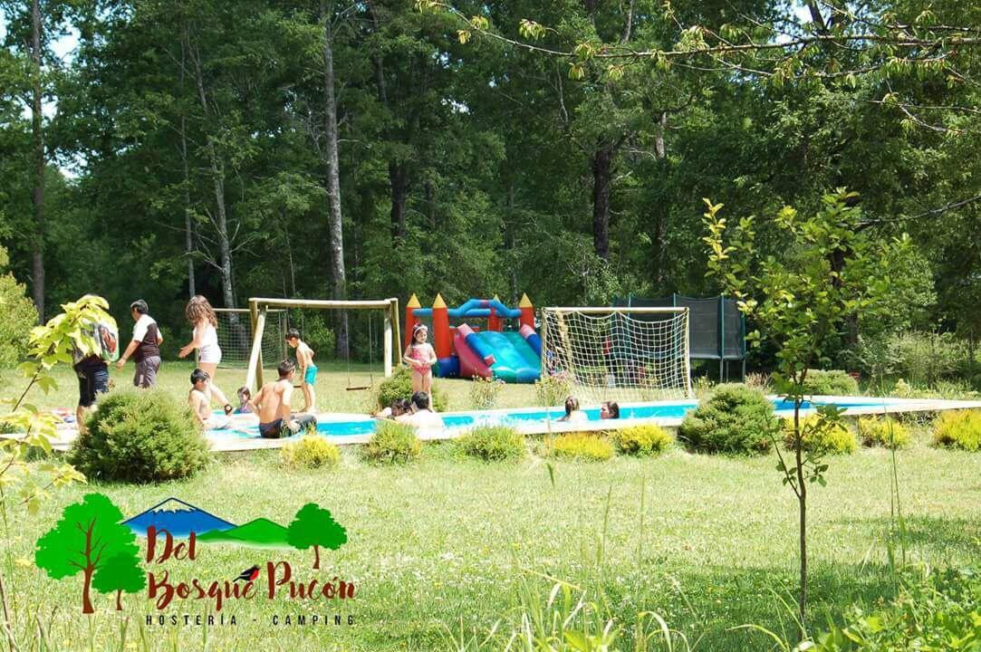 Hosteria Y Camping Del Bosque Пукон Экстерьер фото